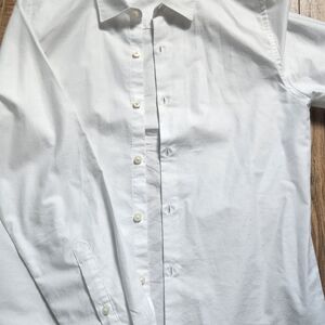 Zara Crisp White Dress Shirt for Boys
